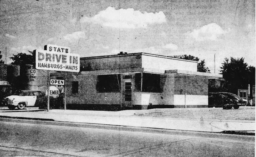 State Drive-In - 1951 Opening Ad Photo (newer photo)
